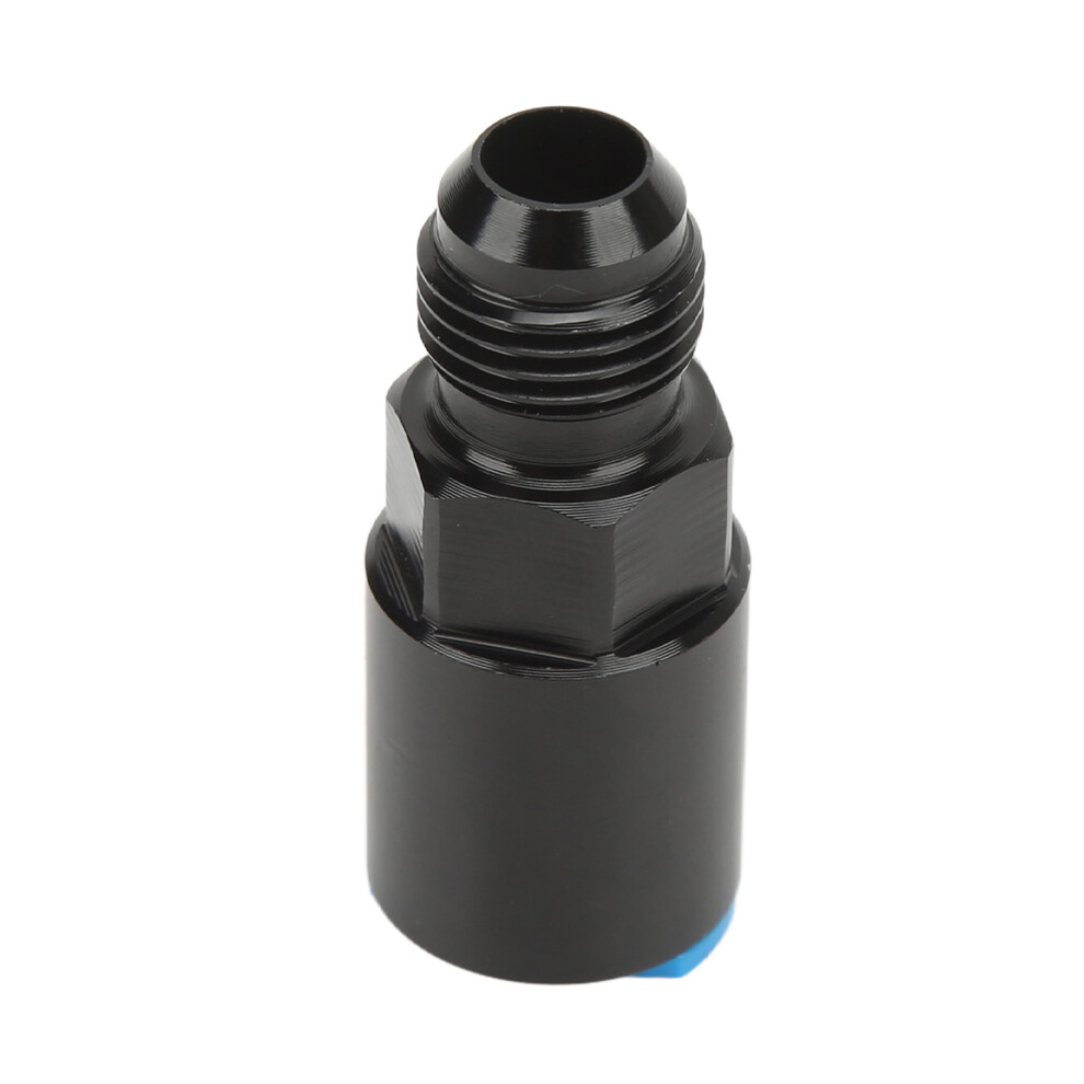 Aluminum Efi Adapter An Male Push On Fitting 6061ÂT6 5/16In An6 Black 9451375748805