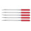 5Pieces Regular Point Needle for Domestic Sewing Machines-Red 1