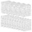 30Sheets Gold Glittered Letter Number Sticker Large-White 1