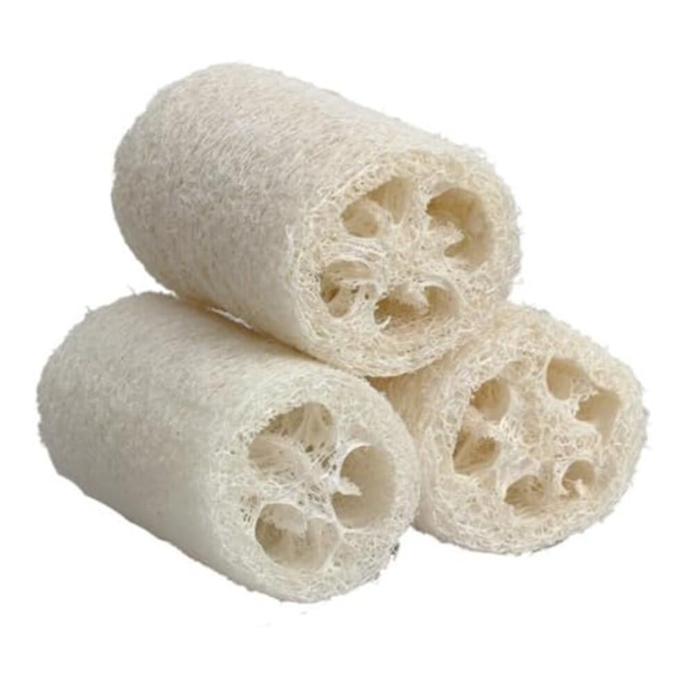 Natural Loofah 50Piece Exfoliating Body Shower Sponge  Biodegradable Loofah
