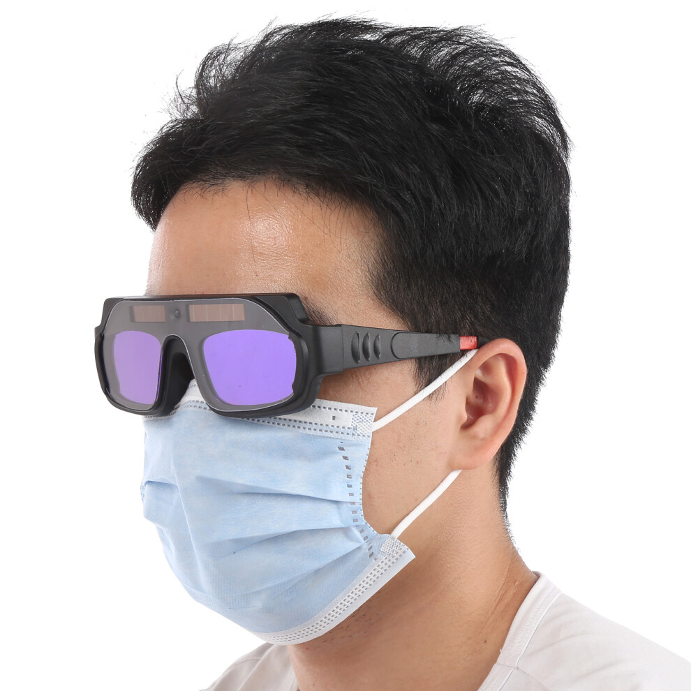 Welder Safety Goggles Auto Dimming Viewing Eyes Protection Yz05 9341379326393