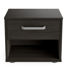 Bedside table with 1 drawer and 1 shelf, 43.9 cm wide - Richmond