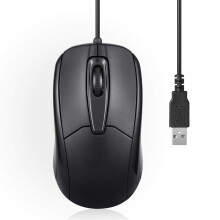 PERIMICE209 Optical USB Mouse 800 DPI Black