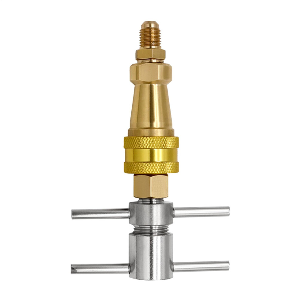 Refrigerator Quick Coupling 1/4 Inch Brass Quick Connect For Ac Hvac Cooling System 9199774579049