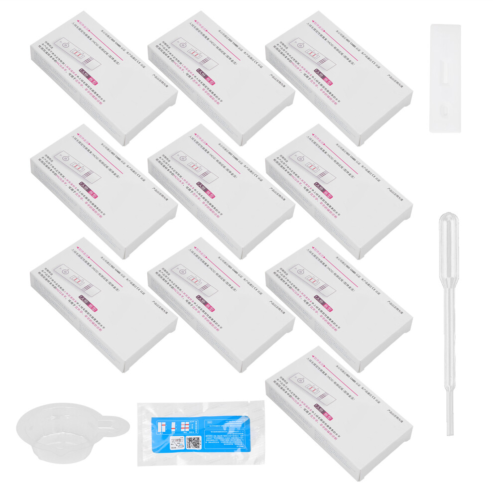 Pregnancy Test Card Rapid HCG Urine Detection Tool 10 Boxes