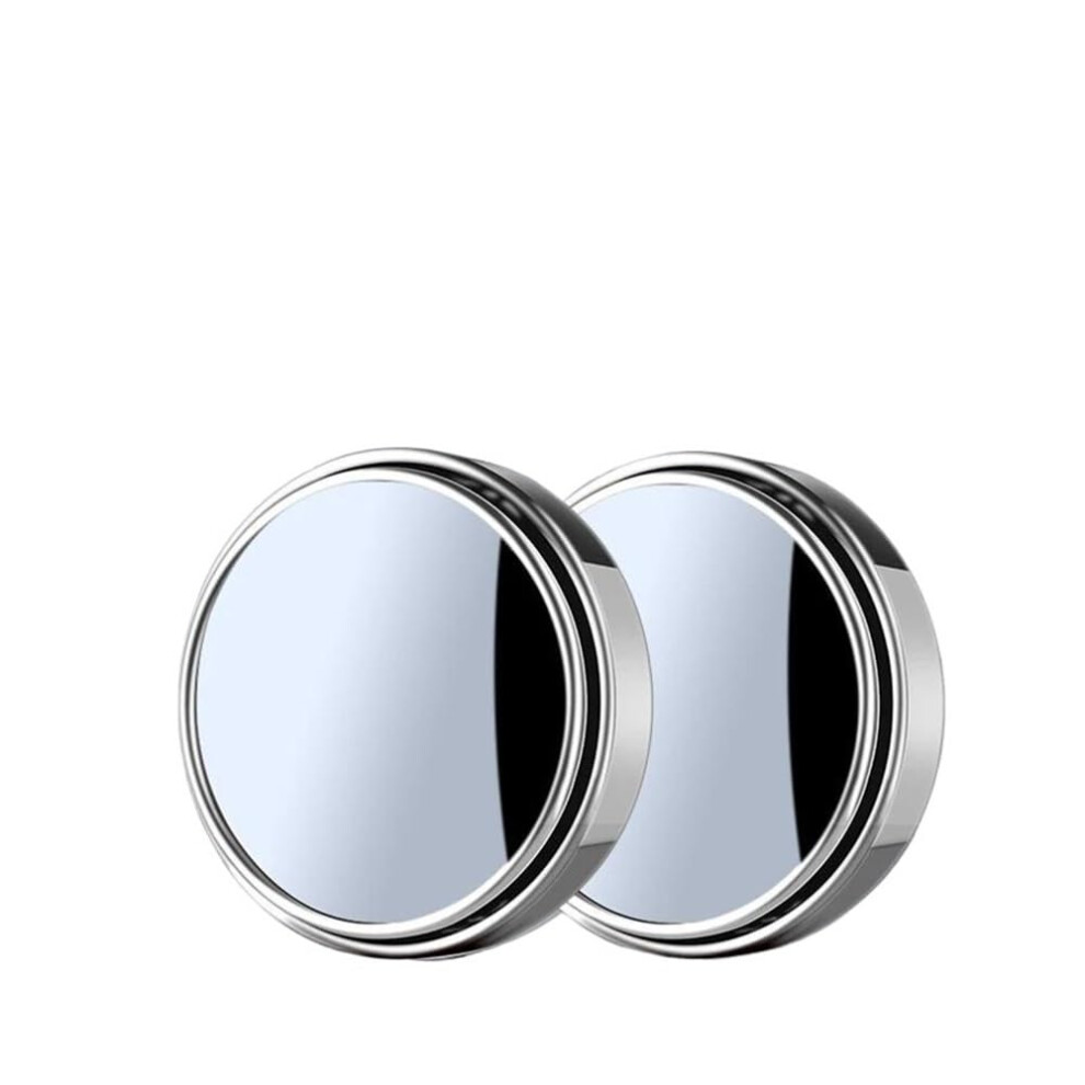 2Pcs 360 Adjustable Round Blind Spot Mirrors For Car Rearview Wide Angle Hd Vision 9347817520453