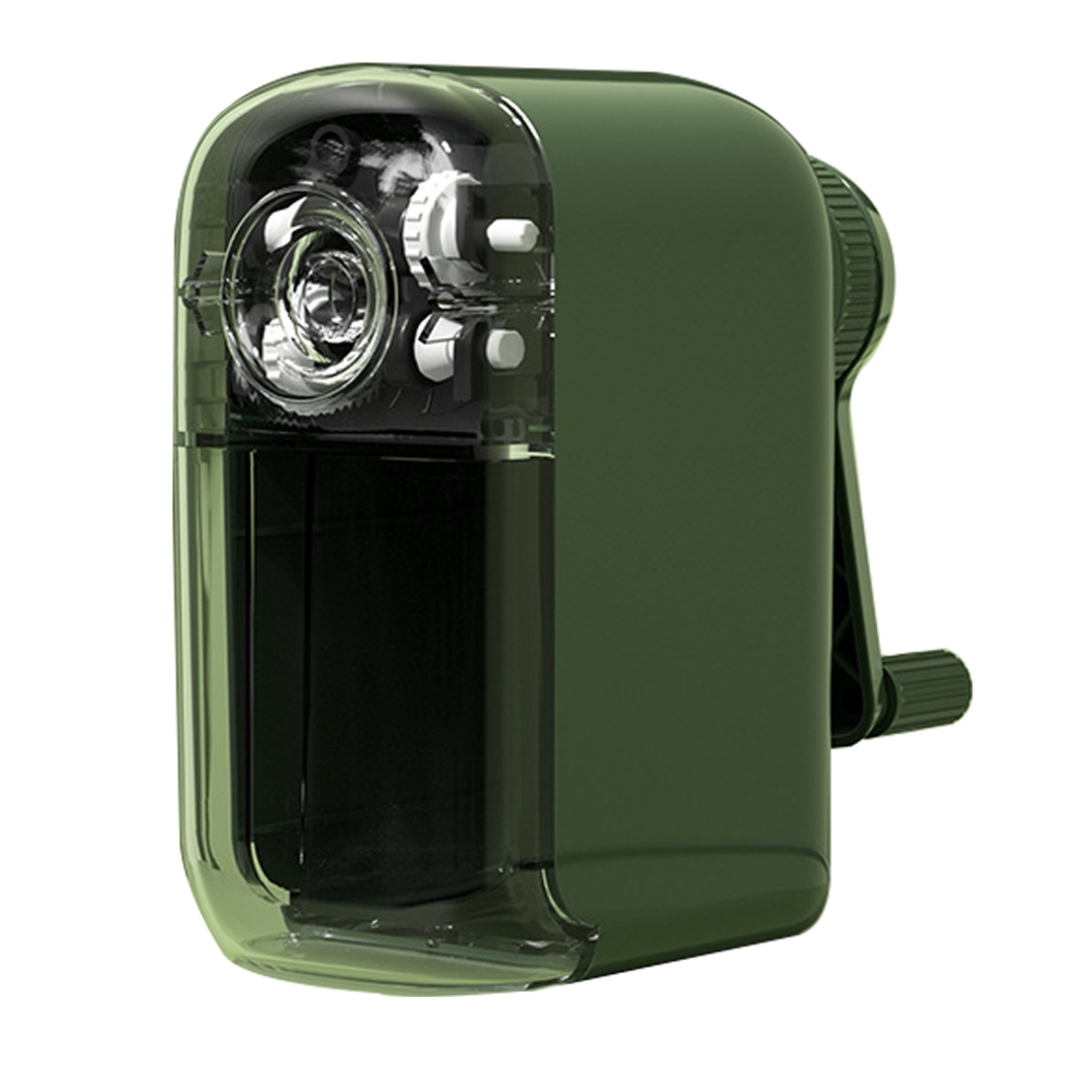 Adjustable Sharpness Pencil Sharpener With Quiet Operation, Heavy Duty Blade Offers Precision Sharpening, Wall Mountable For Convenient Placement In