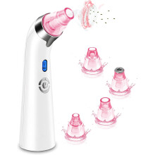 Pore Vacuum, Aesthetic Blackhead Remover Vacuum for Deep Skin Purification, 4 Probes & USB Rechargeable for Effortless Skincare For Halloween Parties