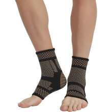 Copper-Infused Ankle Brace Socks, Performance Compression Sleeve, Foot Support With Injury Prevention, Plantar Fasciitis Relief For Active Lifestyles