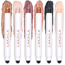 Contouring And Highlight Eyeshadow Stick Set, Multi-Purpose Makeup Smooth As Silk Long Lasting Eye Shadow, Glitter Colors, Portable For On-The-Go Use