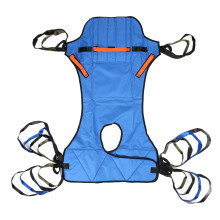 Patient Transfer Lift Sling With Commode Access Full Body Design Breathable Mesh For Elderly And Bariatric Users Universal Fit For Most Lifting Devic