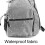 Tennis Backpack Large Size WaterResistant Gray For Active Lifestyles 3