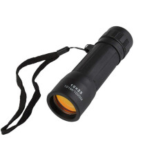 Portable Monocular, 10 x 25, BAK4, Outdoor Telescope, Black