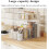 Pull Out Under Sink Storage Rack Black 28x40x36cm Kitchen & Bath Organizer Space Saving For Closets And Laundry 5