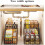 Pull Out Under Sink Storage Rack Black 28x40x36cm Kitchen & Bath Organizer Space Saving For Closets And Laundry 3