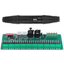 LED-styresystem DMX-dekoder med PWM-signalkonvertering, DMX512 standardgrænseflade, bred spænding, DC5-24V-understøttelse, 30-kanals konstant