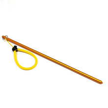 Underwater Shaker Noise Maker Aluminium Alloy Underwater Signaling Device Diving Indicator Stick Lanyard Golden Yellow
