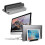 Vertical Laptop D, Adjable Laptop D, Silver 2