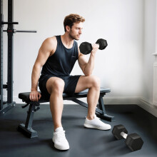 HOMCOM Hexagonal Dumbbells Kit Weight Lifting Exercise for Home Fitness 2x6kg