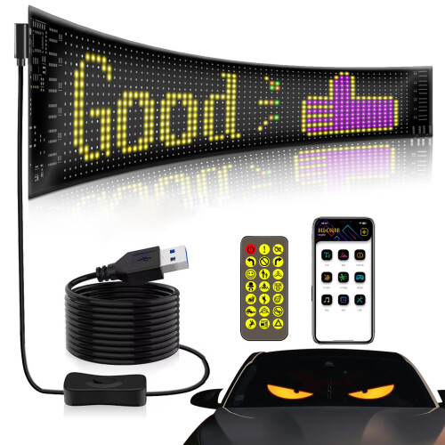 LED Scoreboard with App, Bluetooth, Text Pattern, Animation