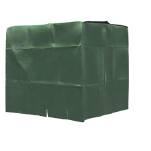 Tote Cover IBC Container Cover Protective Tank Cover For IBC Water Tank 120x100x116 cm Black