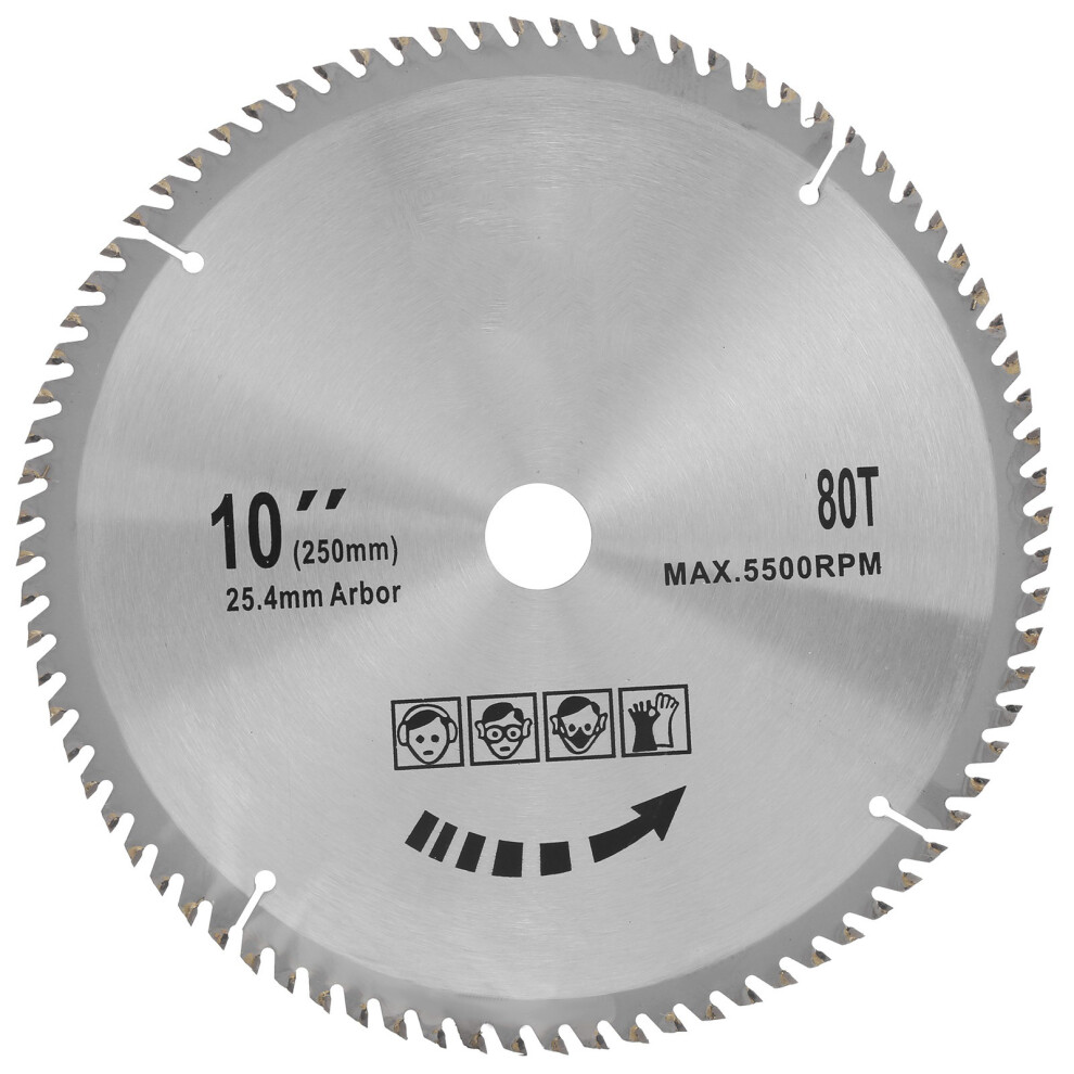 Professional 80T 254Mm Circular Saw Blades - Smooth Burr-Free Cutting 7681379338760