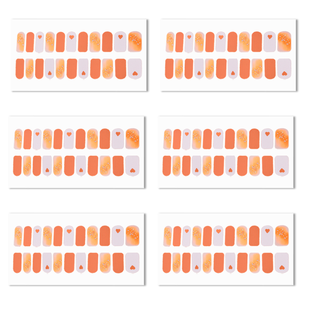 Bright Solid Colors Nail Art Decals, Non-toxic Material For Safe DIY Nails with Semi Cured Gel and Easy Removal For Halloween Parties For Nightclubs