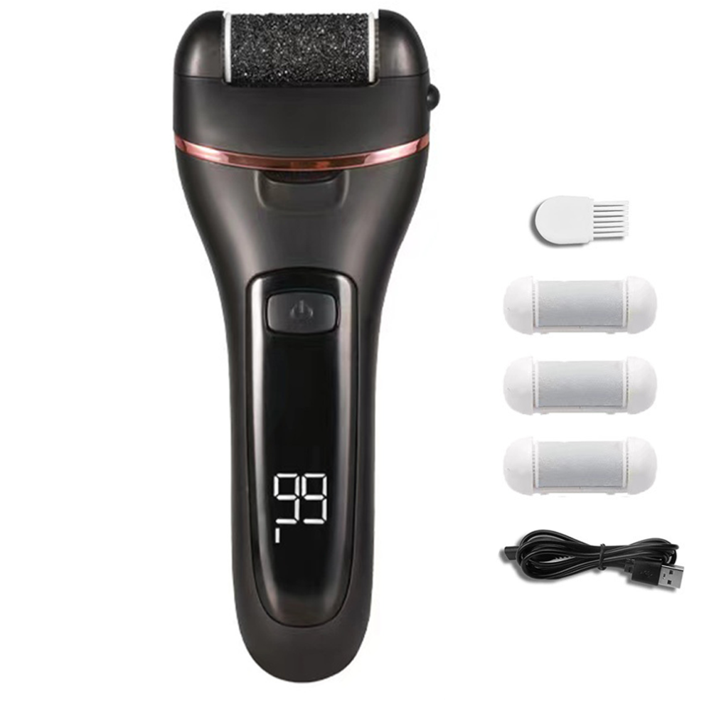 Professional Foot Care Device, Rechargeable Waterproof Foot File for Efficient Callus Removal, Electric Foot Callus Remover with LCD Touch Screen Dis
