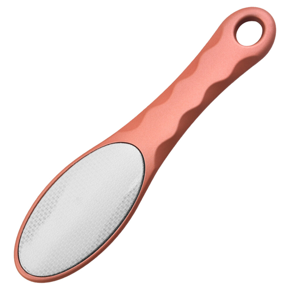 Compact Foot File, Stainless Steel Foot Scraper For Callus Removal, Double Side Foot File Offers Professional Pedicure Results, Ergonomic Grip Ensure