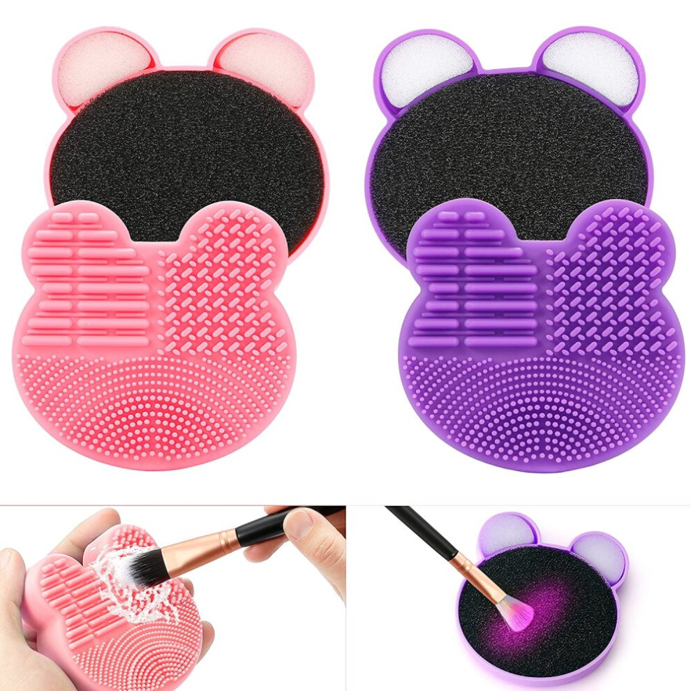 Experience The Luxury Of Perfect Makeup Brush Hygiene With Our Dual-purpose Silicone Mat For Halloween Parties For Nightclubs For Daily Use