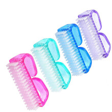 Brosses à ongles portables, pratiques et écologiques, à poils doux et résistants, pour hommes et femmes (lot de 4), idéales pour les fêtes