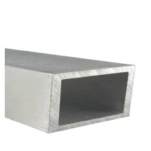 6063 Aluminum Rectangular Tube 60x100x3mm Corrosion Resistant Easy to Cut Weldable 495mm Length