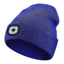 Lighted Beanie Cap Ultra Bright 4 Led Waterproof Headlamp Color 10