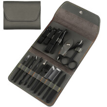 Kit per pedicure portatile, tagliaunghie in acciaio inossidabile con impugnatura antiscivolo, ideale per unghie spesse, feste di Halloween,