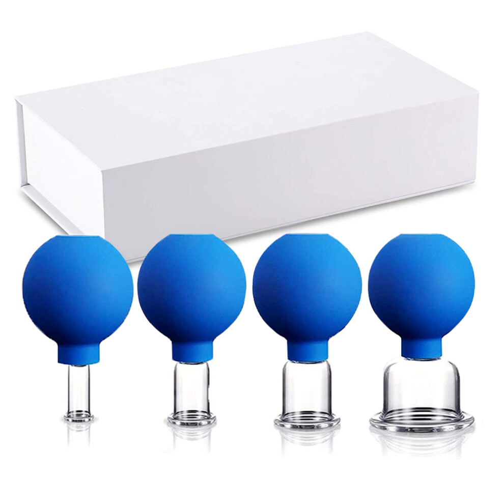 Elevate Your Beauty Regimen With Our Silicone Vacuum Suction Glass Facial Cupping Set, Experience Anti-Cellulite Therapy And Optimal Results For Your