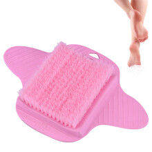 Fotskrubbmatta med halkfria sugkoppar, perfekt för dusch eller badkar, pimpsten exfolierar och slätar ut fötterna utan att behöva böja sig