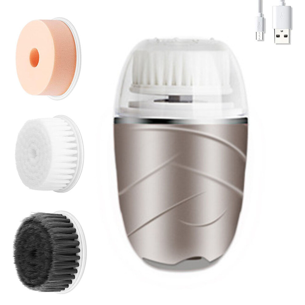 Innovative Face Scrubber, Portable Facial Cleansing Brush with Vibration Modes, Deep Facial Cleanser for Women & Men, Waterproof & Ergonomically Desi