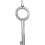 Precise Cut Lock Key for Handcuffs, Wear Resistant Standard Handcuff Keys, Compatible with Most Models 5