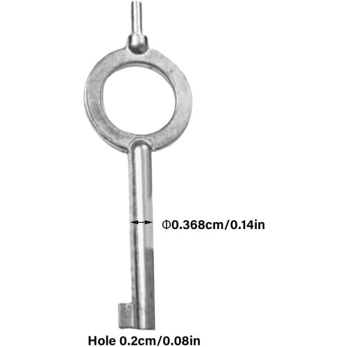 Precise Cut Lock Key for Handcuffs, Wear Resistant Standard Handcuff Keys, Compatible with Most Models 1