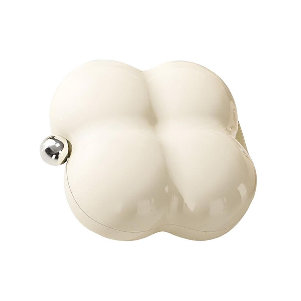Pill Dispenser Travel Weekly Pill Dispenser Storage Box Compact Pill Box Tablet Storage For Daily Medication Creamy