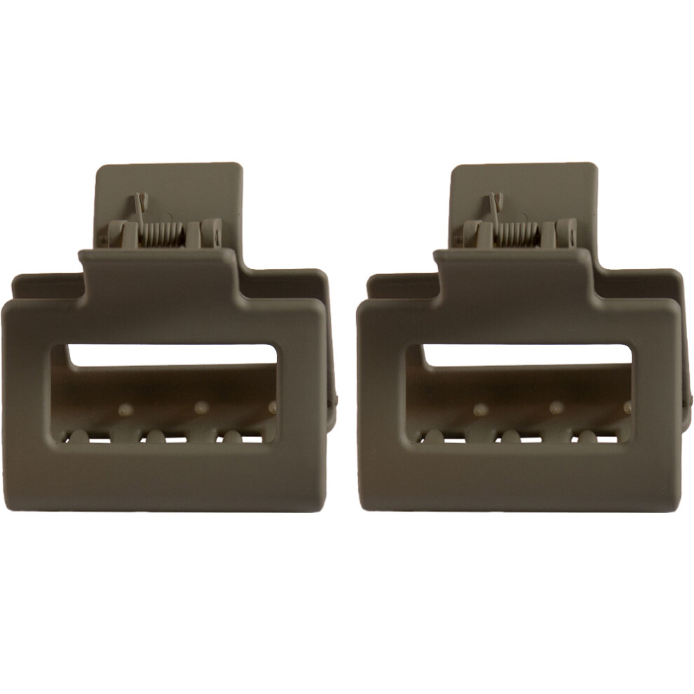 Non Slip Matte Rectangle Hair Jaw Clips, Versatile Square Claw Clips for Daily Use and Special Occasions, 8pcs in Fashionable Colors For Nightclubs