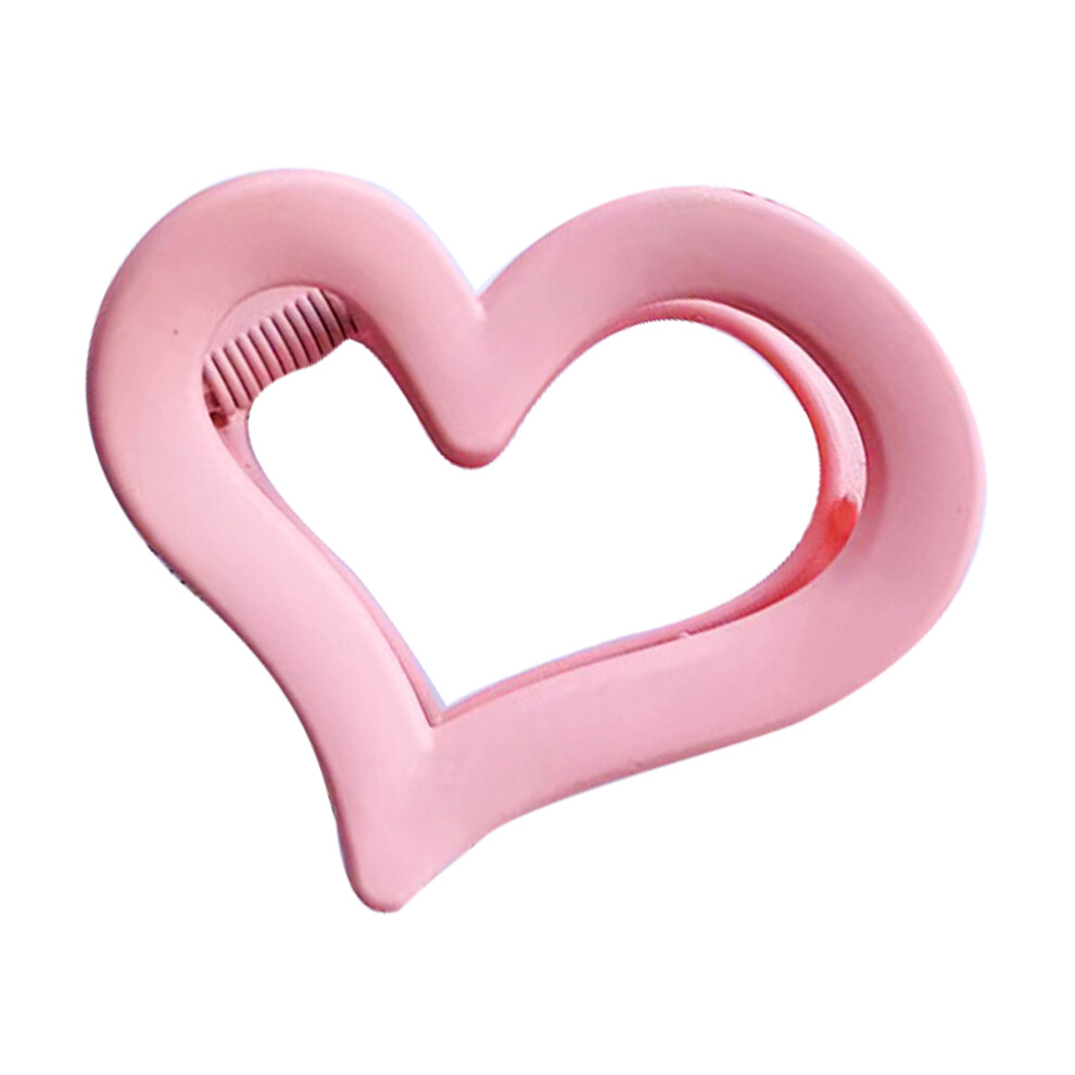 Widely Applicable Heart-Shaped Hair Jaw Clips, Strong Hold Nonslip Hair Accessories For Women's Various Hairstyles, Cute Styling Tools With Versatile