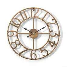 Wall Clock For Outdoor Use Vintage Style With Large Readable Numbers Model A