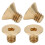 50Pcs Copper Flat Hex Socket Screws M4x6 Countersunk Head Industrial Hardware 11