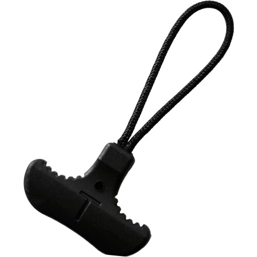 Zipper extension, replacement luggage, paracord zipper pull, Tshape, large pull tab, extension cable Ref: 3851 1