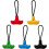 Zipper extension, replacement luggage, paracord zipper pull, Tshape, large pull tab, extension cable Ref: 3851 5
