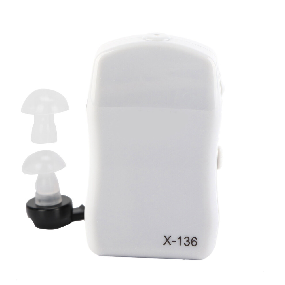 Wired Hearing Aid Noise Reduction Sound Amplifier for Hearing Impaired, ABS, 6.5x4x2cm