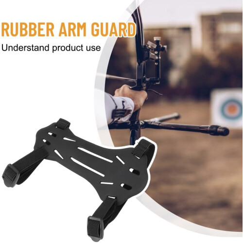 Rubber Elbow Protector Designed Specifically for with Recurve Bows (Black) 1