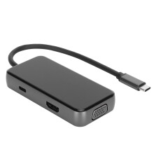Triple Display Docking Station 4K HDMI VGA USB C Hub With DisplayPort 10 In 1 Laptop Adapter For MacBook Pro Dell HP Lenovo And Surface Devices