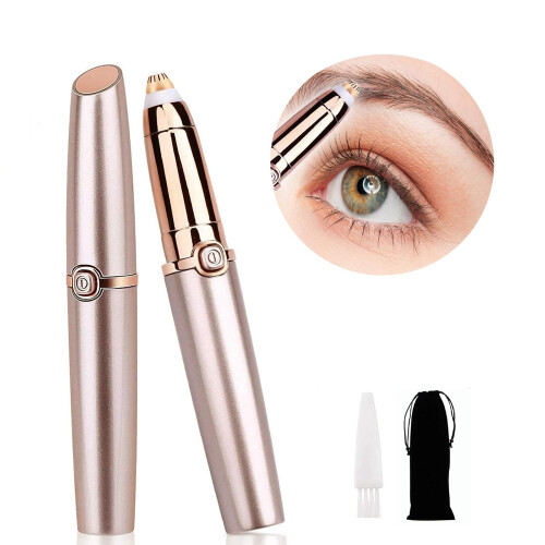 Αποτριχωτική μηχανή προσώπου, Rose Gold για φρύδια, ανώδυνη ακρίβεια, φορητή, με απαλό